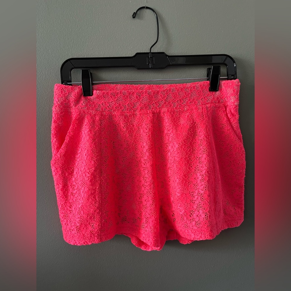 Free People Stretchy Hot Pink Short